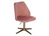 Rose Velvet Chaise de bureau réglable en hauteur