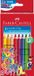 Faber-Castell Jumbo-kleurpotloden set, 10-delig, Meerkleurig