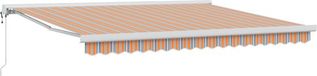 vidaXL Parasol extérieur électrique orange 4 x 3 m Polyester