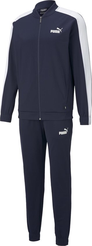 PUMA trainingspak donkerblauw/wit