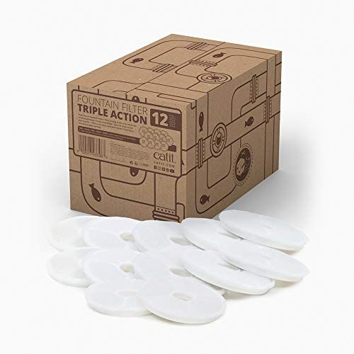 Catit 43748 Triple Action Fountain Filter - 12 stuks