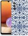 Samsung Galaxy A32 4G | A32 5G Enterprise Editie TPU Hoesje Bloemen Blauw