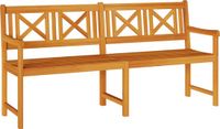 vidaXL Tuinbank - 180 x 56 x 90 cm - Massief Acacia Hout - Naturel
