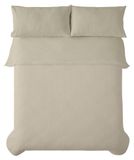 Housse de couette en coton, beige, 240 x 220 cm