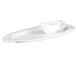 Holst porselein SA 2009 FA1 aardbeien gourmetset 2-dlg, wit, 39,5 x 15,5 x 6,5 cm