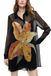 Desigual Blousejurk beige / kreeft / zwart
