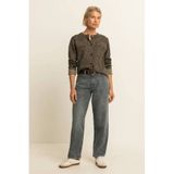 Expresso Expresso barrel jeans - mediumblauw