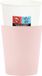 Givi Italia Feestbekers met hoesjes - 8x - baby roze - papier - 250ml