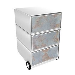 Paper Flow Paperflow easybox mobiele ladenblok met 3 lades 642x390x436mm globe - 3660141952537