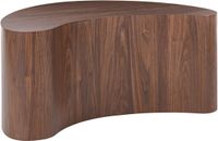 Beliani Salontafel Donkerbruin MDF