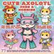 Cute Axolotl Cute Axolotl Jobs & Hobbies: Bold and Easy Coloring Book for Kids with 20 Fun Axolotl Facts: 77 Simple Kawaii and Cozy Coloring Pages Featuring a Cute Little Axolotl Enjoying Fun Careers and Creative Hobbies for Boys & Girls
