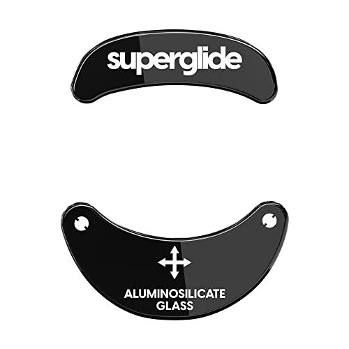 Pulsar Gaming Gears Superglide - Snelste en gladste muisvoeten/schaatsen gemaakt met ultra sterk onberispelijk glas Super snel glad en duurzaam zool voor Zowie FK/ZA/S-serie (geen ZA13) [zwart]