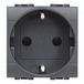 Legrand L4141AN Contactdoos Living&Light Antraciet 1 stuk(s)