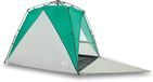 vidaXL Strandtent 4-persoons waterdicht zeegroen