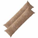 vidaXL Kussensloop 2 stuks Bruin 40 x 145 cm Chenille Stof
