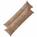 vidaXL Kussensloop 2 stuks Bruin 40 x 145 cm Chenille Stof