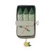 Enesco Allen Designs Feeling Salty Tin of Sardines Gebeeldhouwde slinger Wandklok, 33 cm, veelkleurig