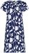 Pastunette - Nachthemd - Midnight Mosaic - Organisch Katoen- Blauw/Wit - Maat 44