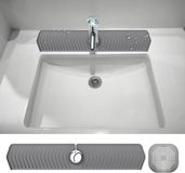 Unyqoos protection en silicone pour robinet, 76 cm, gris