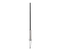 Ouch! by Shots Shots BV Cane With Stainless Steel Handle - Premium Leather - Black