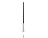 Ouch! by Shots Shots BV Cane With Stainless Steel Handle - Premium Leather - Black