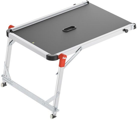 Hailo TP2 Trapplatform - Zilver/Zwart - Aluminium - 75 cm