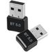 Allteq adaptateur USB Bluetooth - 5.0 - portée 10 mètres - Noir