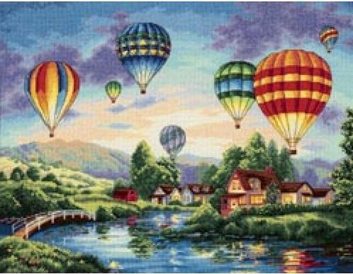 Dimensions borduurpakket ballonvaart borduren 35213