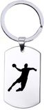 Inox Porte-clés - Handball