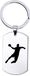 Inox Porte-clés - Handball