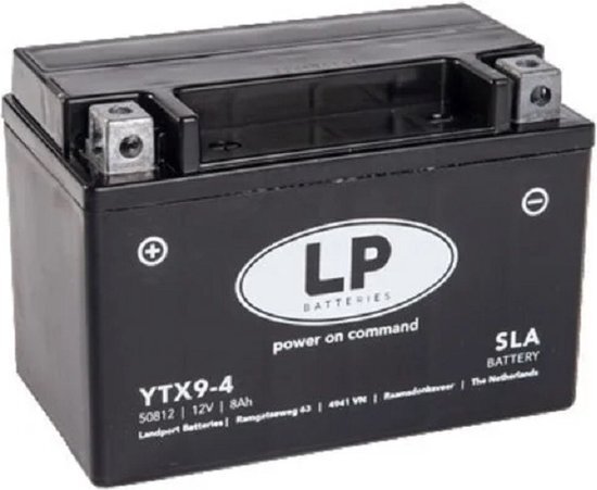 Landport Motoraccu SLA 12V 9Ah / Betterij SLA12-8