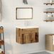 Maison Exclusive - Armoire de salle de bain, design "vieux bois", 60 x 38,5 x 46 cm, bois composite