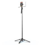 K06 Perche à selfie magnétique Bluetooth avec double éclairage d'appoint - 170cm - Noir