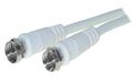 Shiverpeaks câble coaxial F-type 1,5m blanc