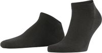 FALKE ClimaWool kort eenkleurig wol lyocell sneakersokken enkelsokken heren grijs - maat 41-42