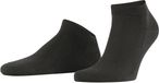 FALKE ClimaWool kort eenkleurig wol lyocell sneakersokken enkelsokken heren grijs - maat 41-42