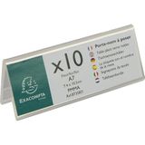Exacompta 87358D Bordhouder A7 Acryl Transparant
