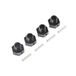 LOSI Los252077 20mm Wheel Hexes and Pins Black (4)