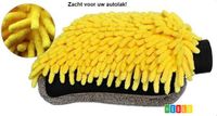 Heble® Auto Handschoen - Geel - Microfiber - 18 cm