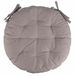 Set Estè Set van 2 kussens voor outdoor-stoel, waterafstotend, rond, taupe, Ø40 x 7 cm, van katoen en polyester