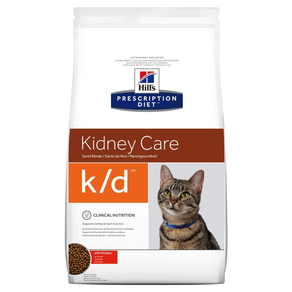 Hill's Prescription Diet Feline K/D Kidney Care Kip Kattenvoer 1.5kg