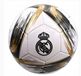 Real SUN CITY FASHION GROUP Mini Voetbal, Maat 1 - Wit met Clublogo