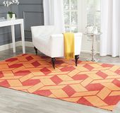 Safavieh Vloerkleed Durhurst Rechthoekig Klassiek Synthetisch Oranje 152 x 244 cm