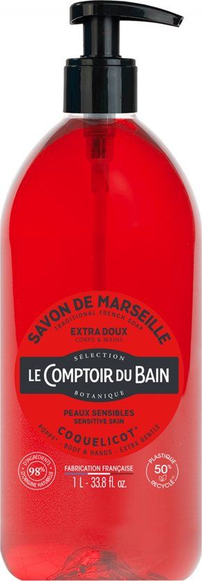 Laboratoires Gilbert Benelux Le Comptoir du Bain Marseille Zeeppapaver - 1 L