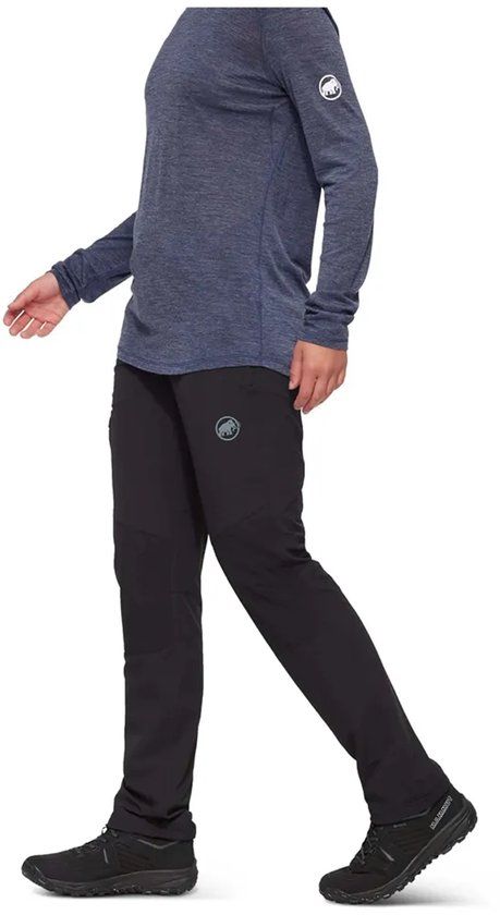 Mammut Runbold Guide Softshell Broek Zwart 38 / Long Vrouw