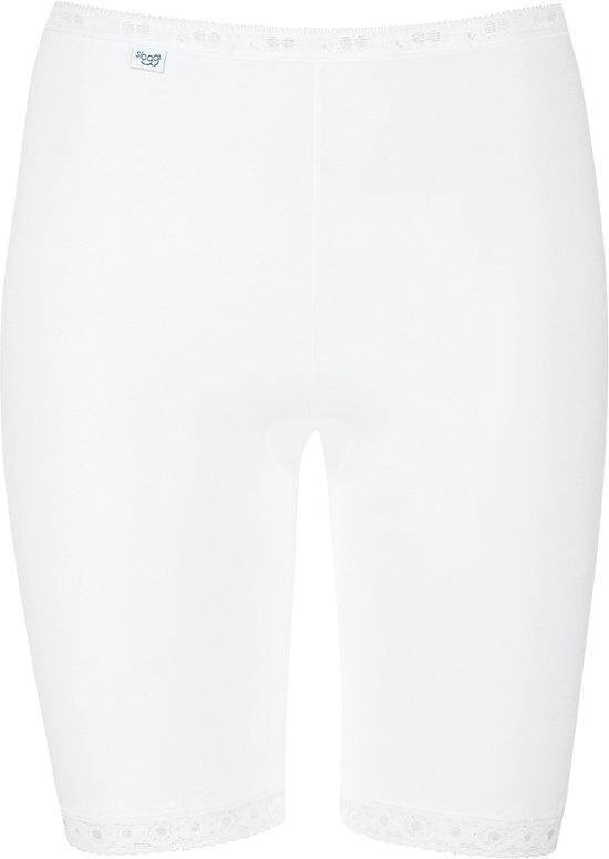 sloggi Basic+ Dames Short lange pijp - Wit - Maat 46