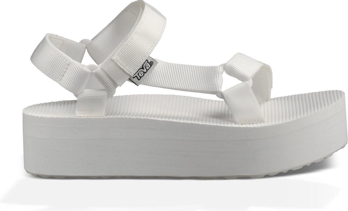 Teva W Flatform Universal Sandalen Dames - Wit - Maat 41