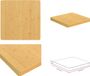 vidaXL Tafelblad - 60x60x4 cm - Bamboe