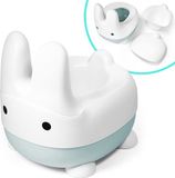 Potje Bol Kinderpotje - leren toilet met rugleuning - babytoilet - baby- en kindertoilet - comfortabel, antislip, spatwaterdicht en geurremmend - eenvoudig legen met afneembare pot (GROENTE)