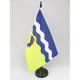 AZ FLAG Tafelvlag Isère 21x14 cm Polyester 100D Plastic Voet